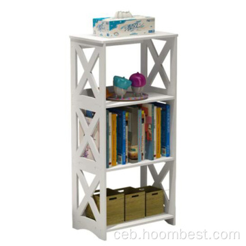 3 Tier nga Gagmay nga Bookshelf Kids Open Shelf